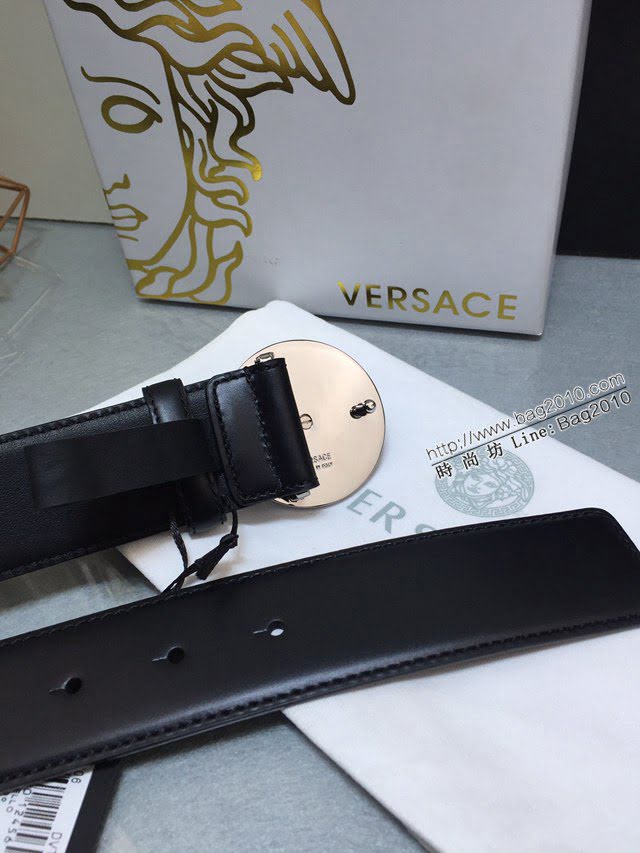 VERSVE男士高端皮帶 範思哲Versace美杜莎頭像搭扣皮帶  jjp1489